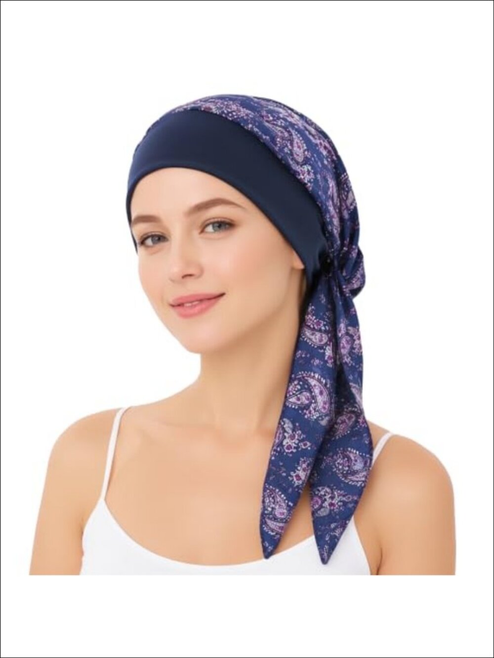 Silk Chemo Headwear Turban for Women Cancer Head Scarf Hair Cover